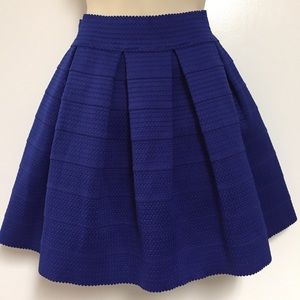 Express royal blue pleated skirt ✨